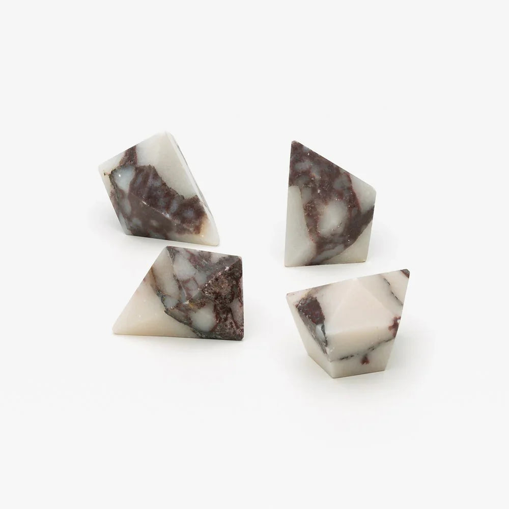 Viola Marble Prism Cabinet Knob