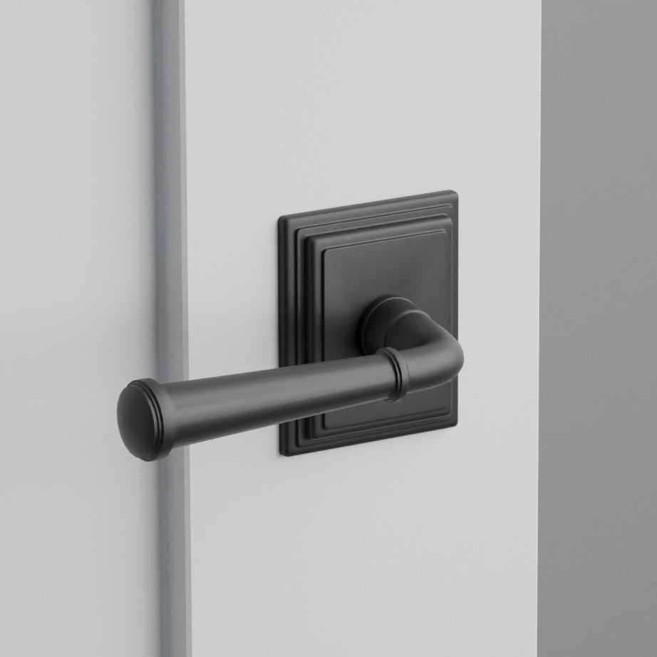Merrimack Door Lever on Wilshire Rosette