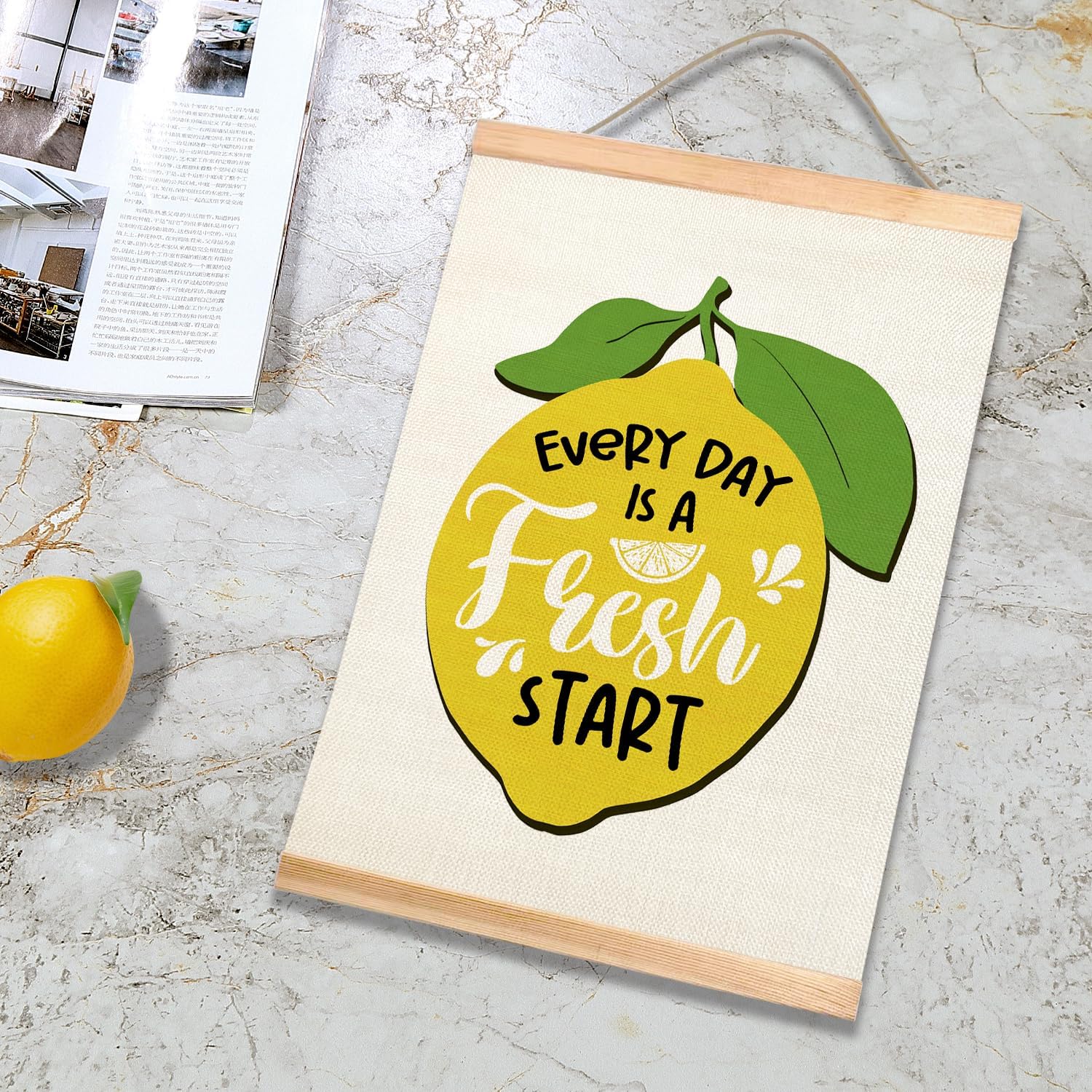 Lemon Fresh Start: The Perfect Home Decor Piece