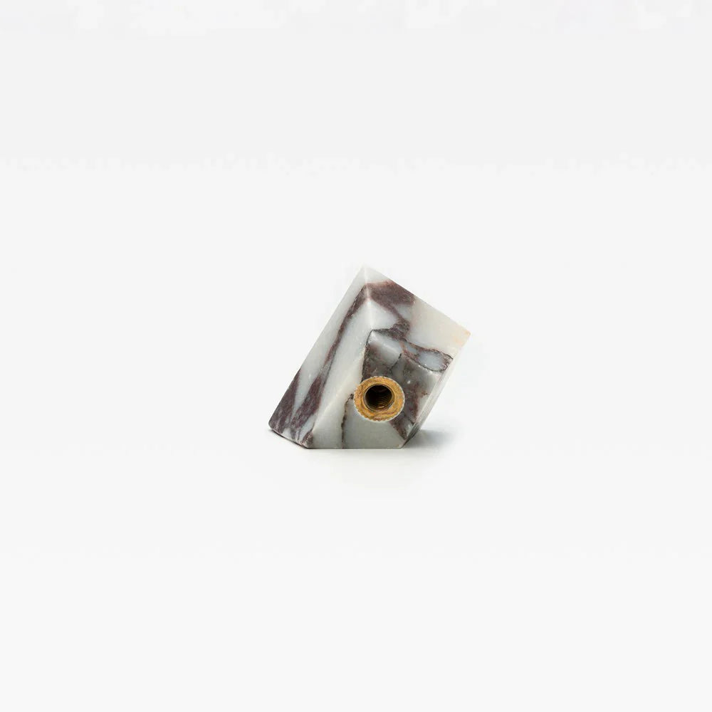 Viola Marble Prism Cabinet Knob