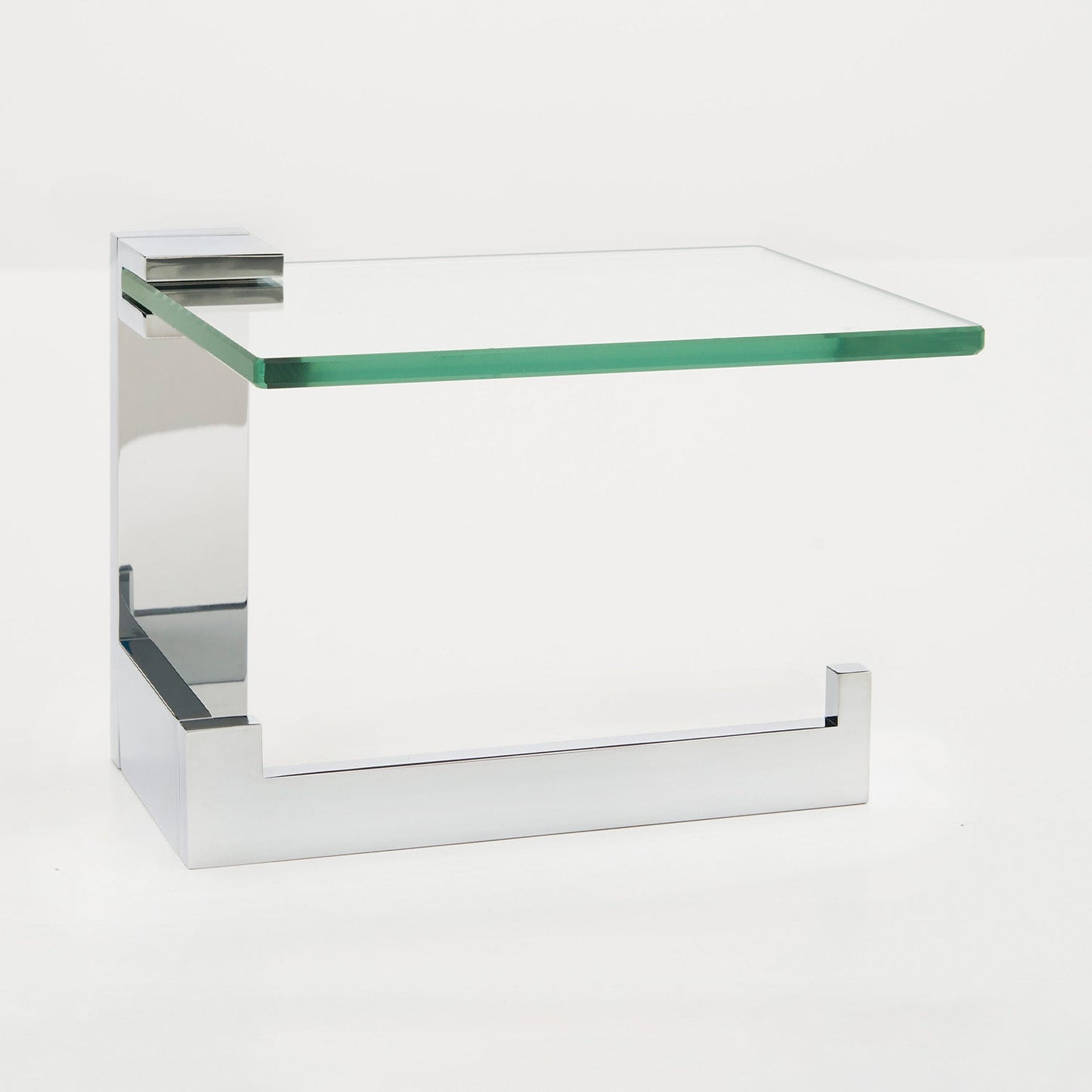 Linear Toilet Paper Holder with Shelf