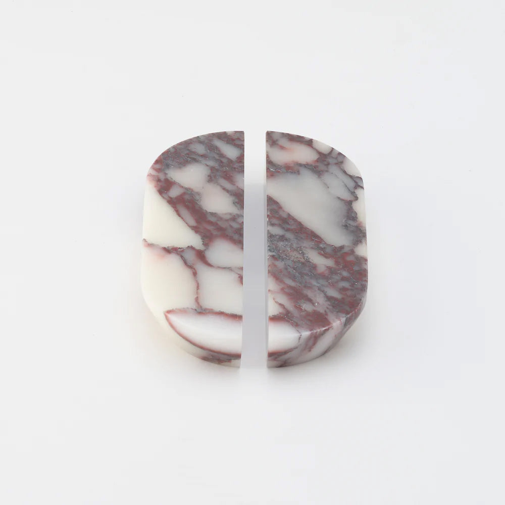 Viola Marble Dot Handle [Pair]