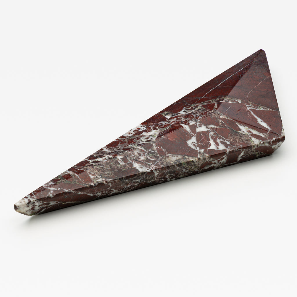 Rosso Prism Marble Cabinet Handle [PAIR]