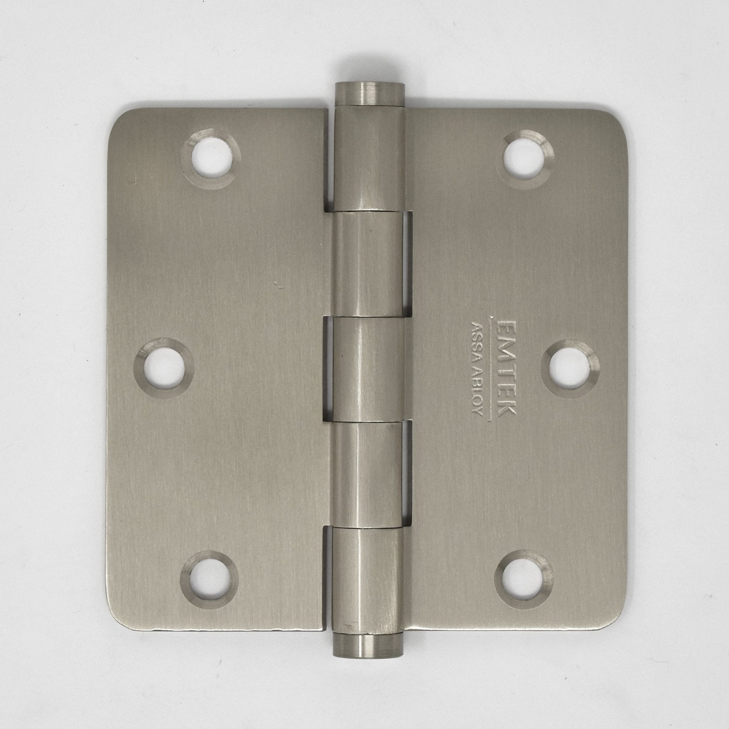 Solid Brass Residential 1/4" Radius Corner Hinge (Pair)