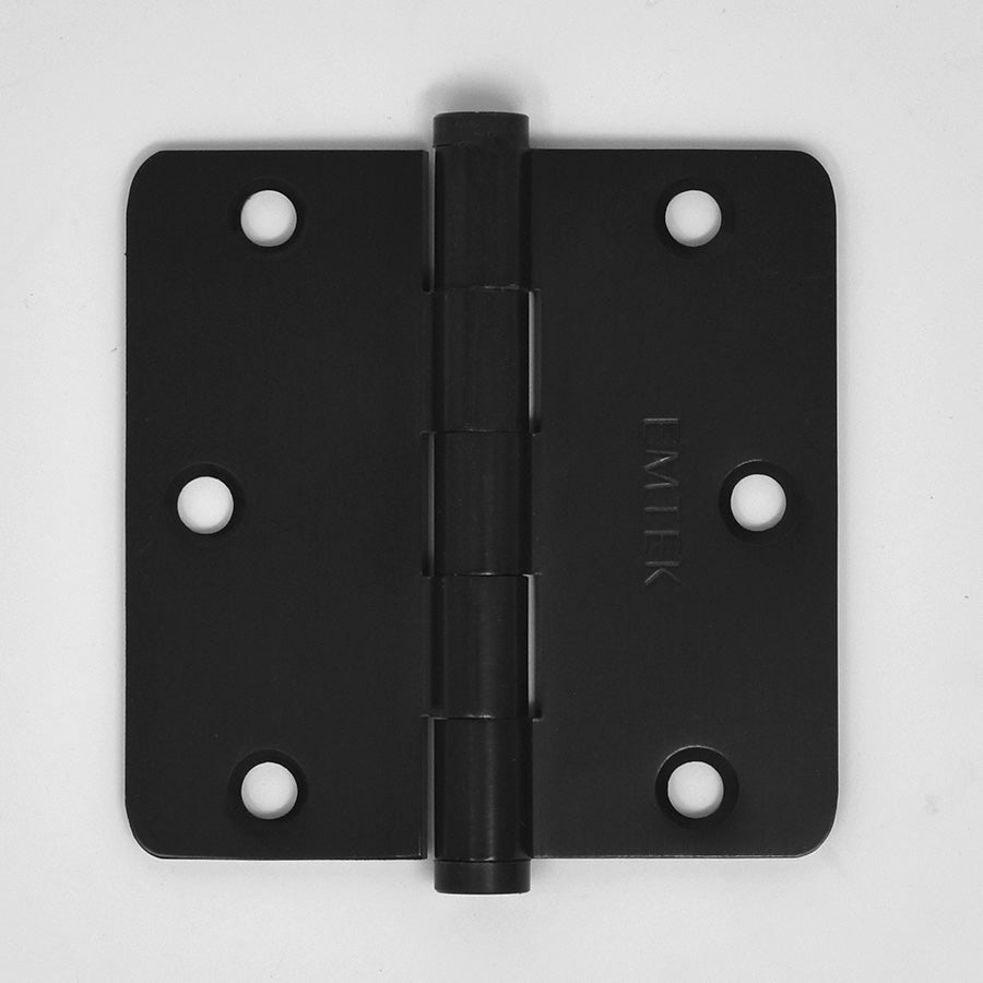 Solid Brass Residential 1/4" Radius Corner Hinge (Pair)