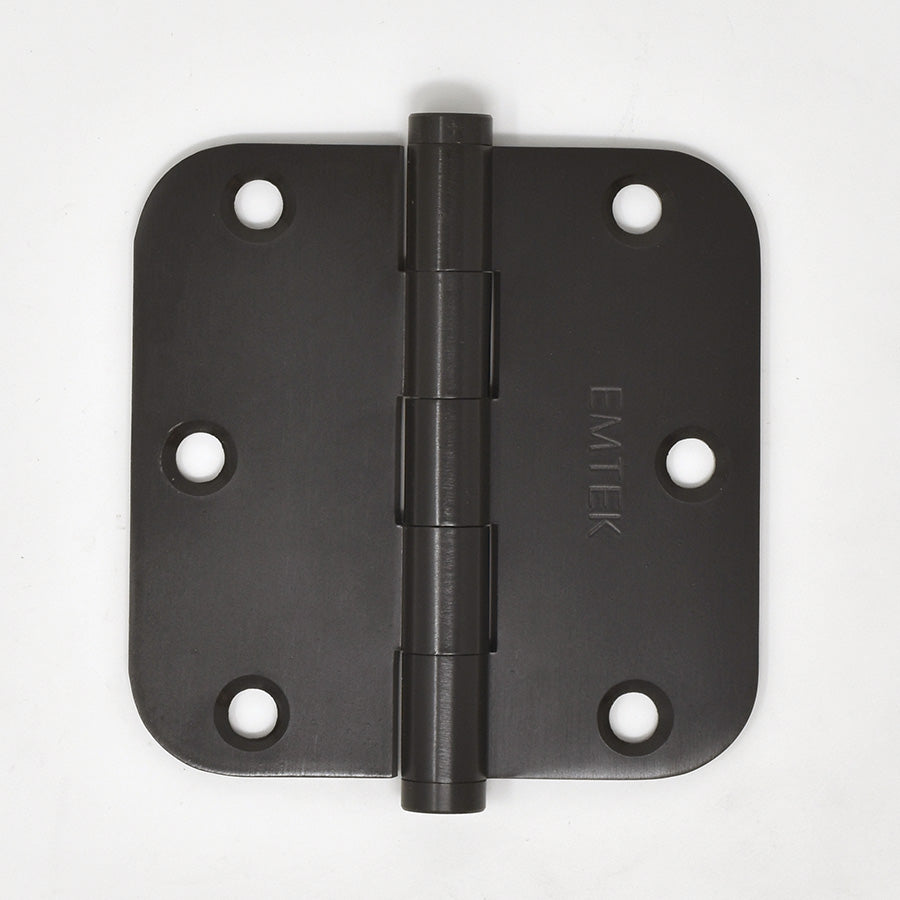 Solid Brass Residential 5/8" Radius Corner Hinge (Pair)