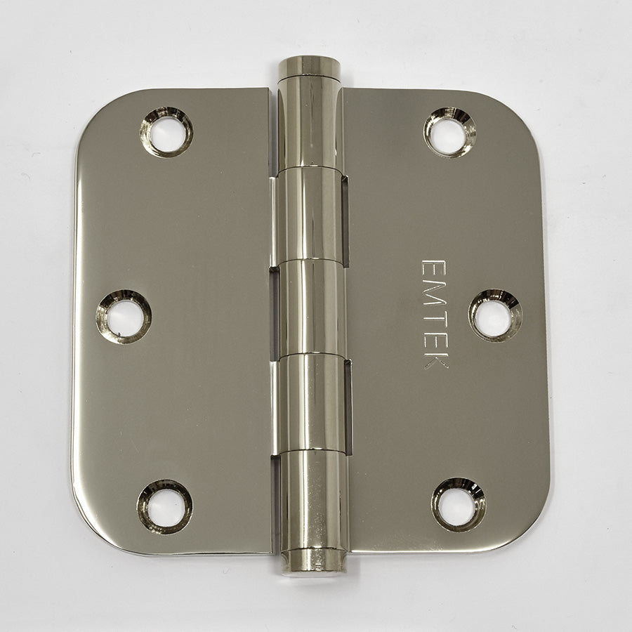 Solid Brass Residential 5/8" Radius Corner Hinge (Pair)