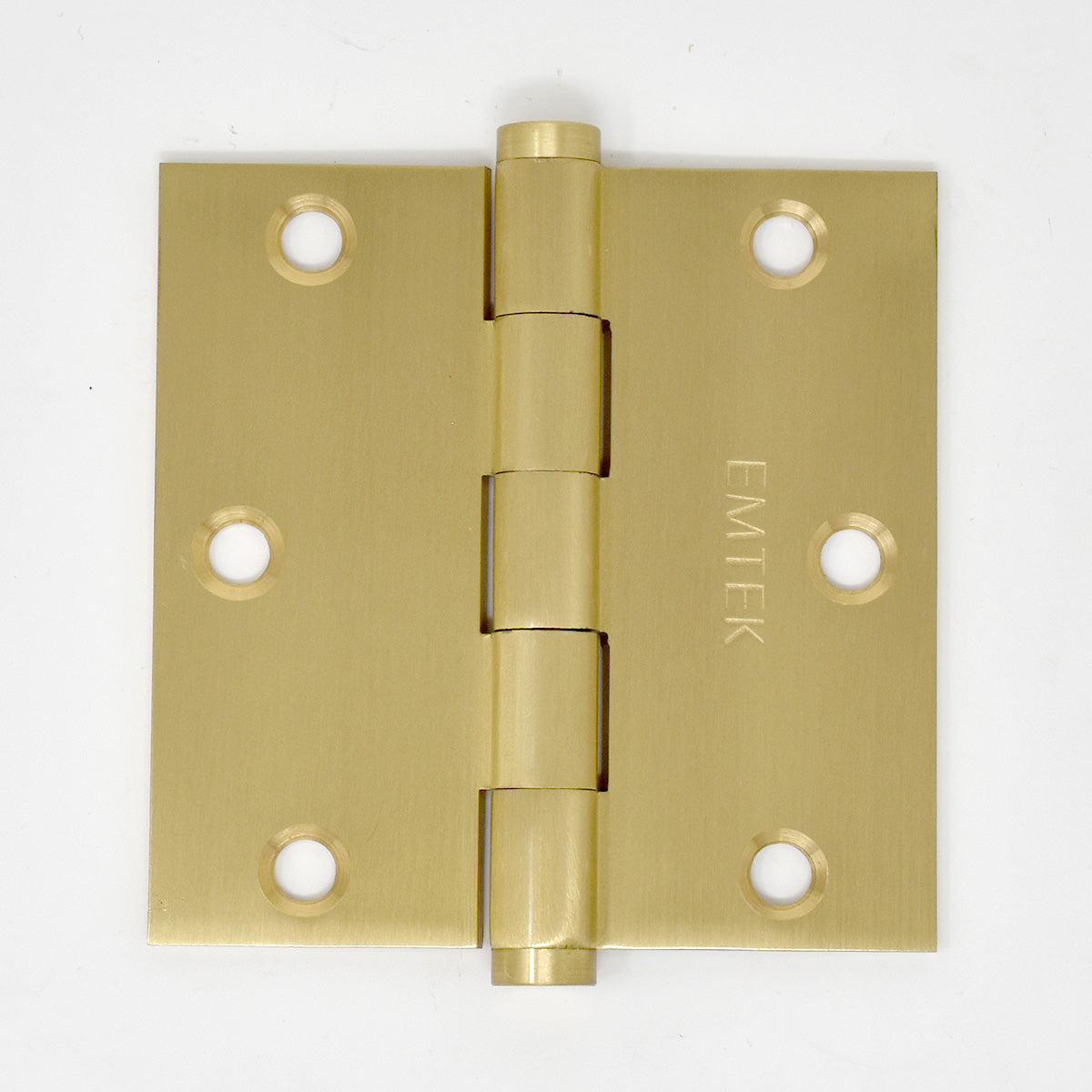 Solid Brass Heavy Duty Square Corner Hinge (Pair)