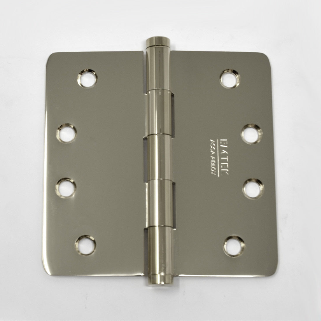 Solid Brass Residential 1/4" Radius Corner Hinge (Pair)