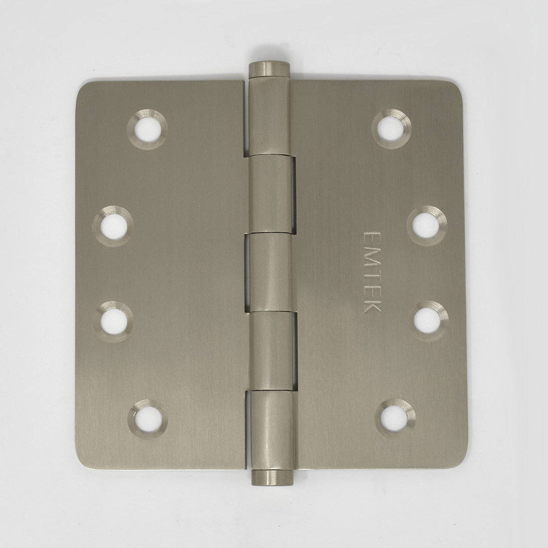 Solid Brass Residential 1/4" Radius Corner Hinge (Pair)