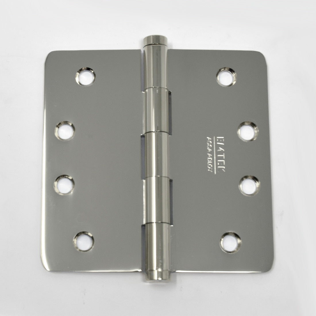 Solid Brass Residential 1/4" Radius Corner Hinge (Pair)