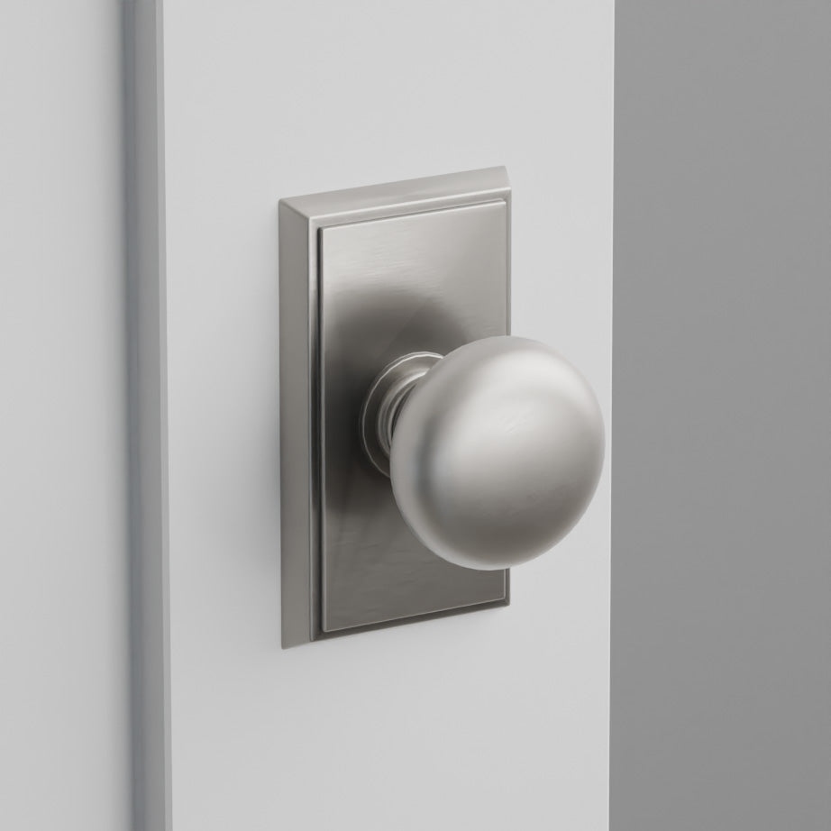 Providence Door Knob on Rectangular Rosette