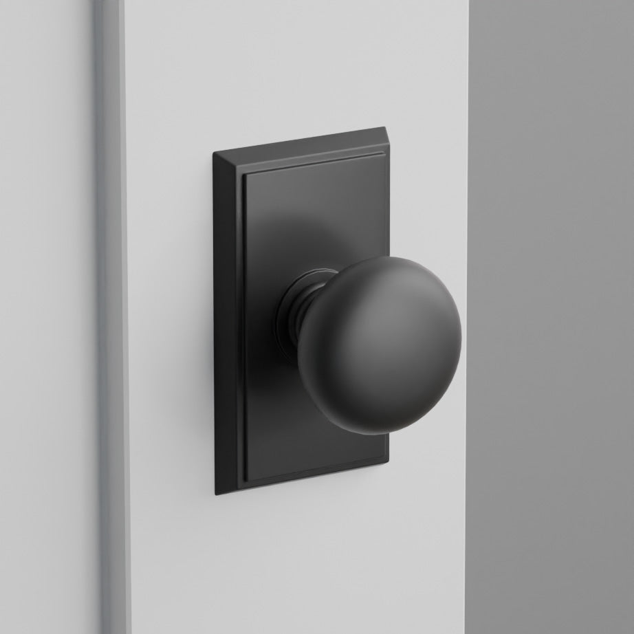 Providence Door Knob on Rectangular Rosette