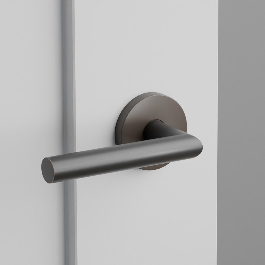 Stuttgart Door Lever on Disk Rosette