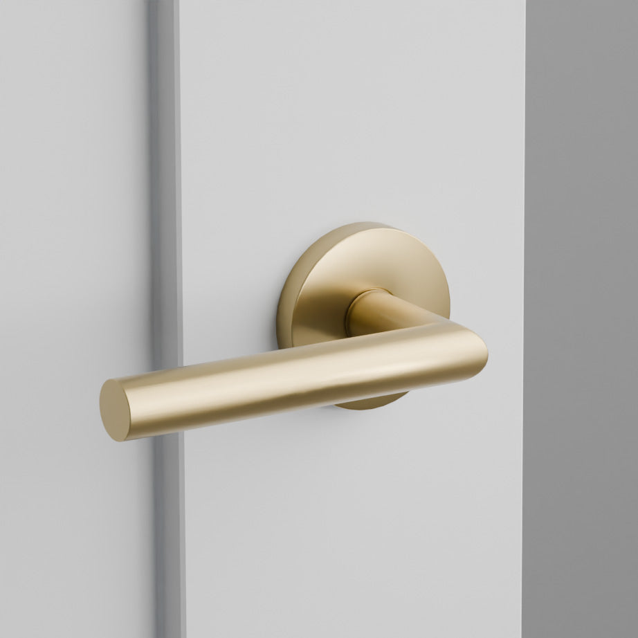 Stuttgart Door Lever on Disk Rosette