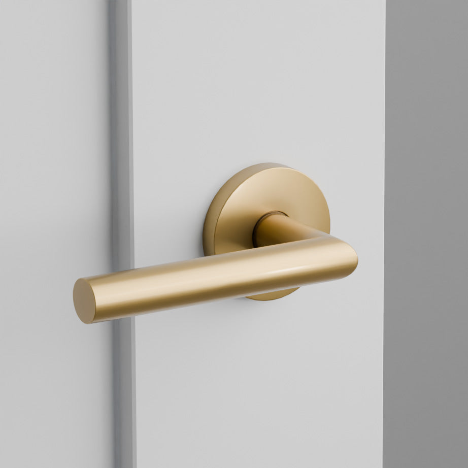Stuttgart Door Lever on Disk Rosette